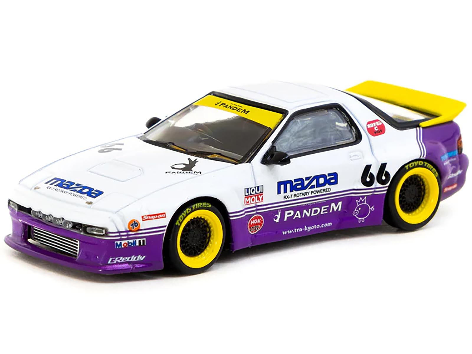 Amazon.com: RX-7 FC3S Pandem RHD (Right Hand Drive) #66 White and