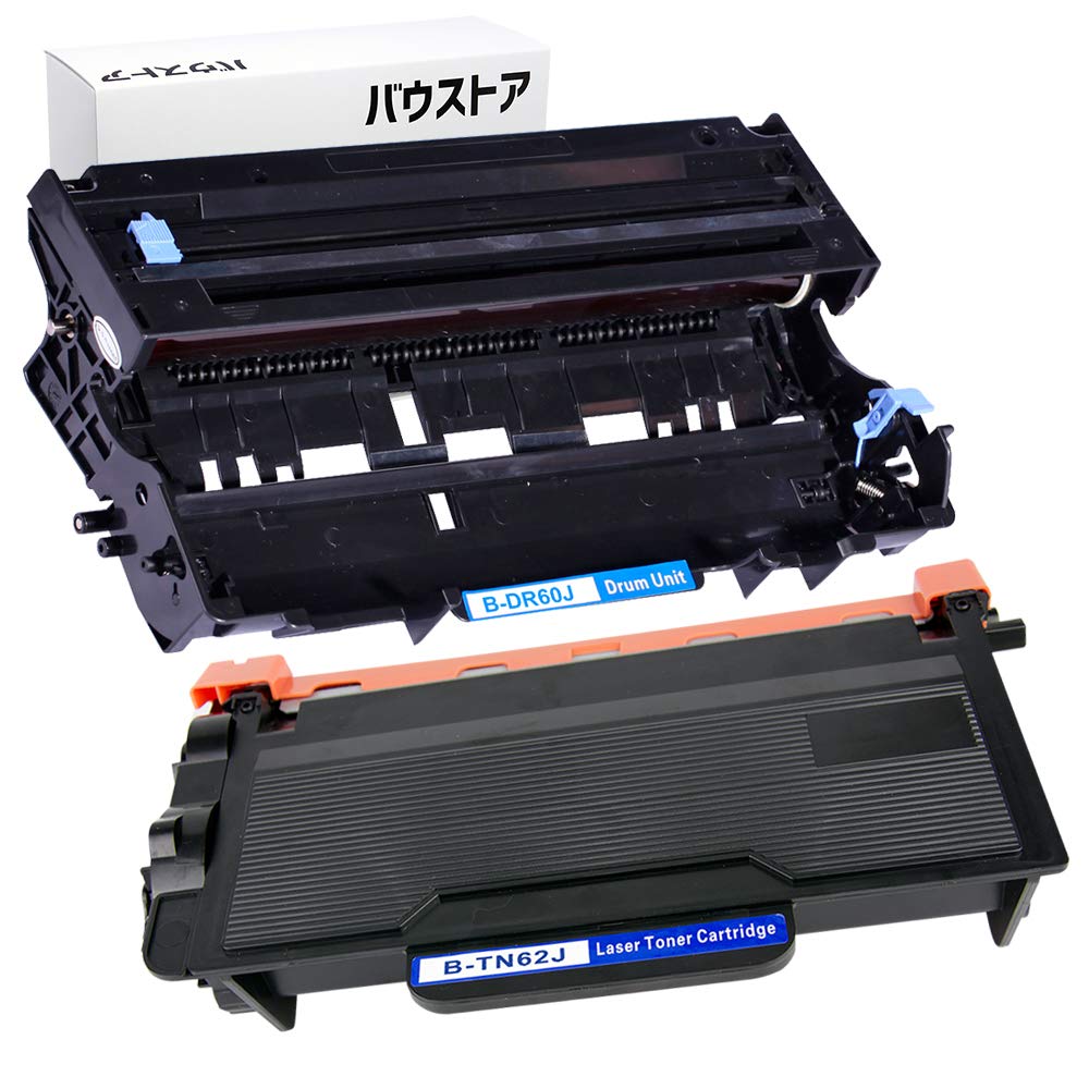 Amazon.co.jp: ブラザー brother TN-62J ブラック 1個+DR-60J 1個 互換