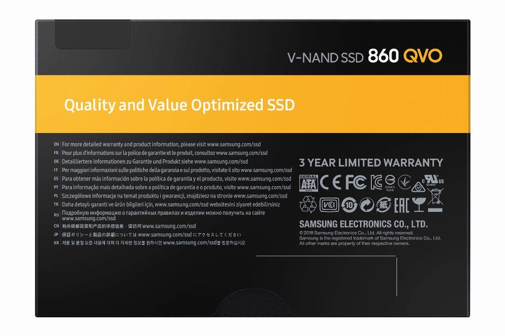 Amazon | Samsung SSD 860 QVO 2.5” SATA III 1TB MZ-76Q1T0B Solid