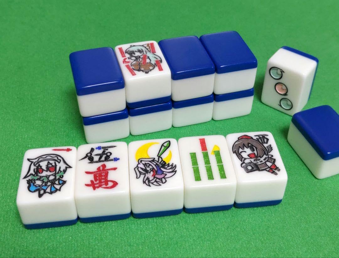 Amazon | 市川屋青バージョン 東方麻雀牌「極東」Far east VJC | 麻雀