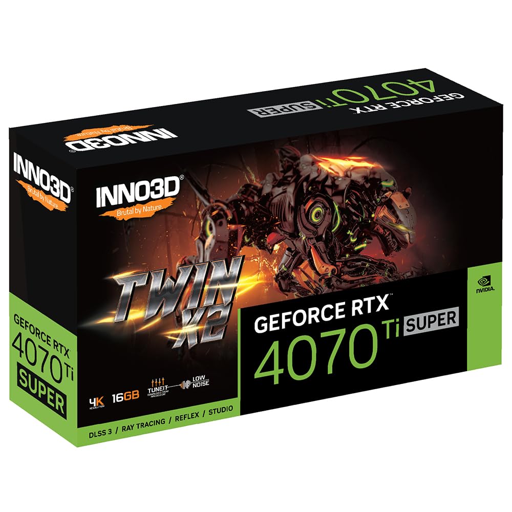 Amazon | INNO3D nVidia GeForce RTX 4070 Ti Super Twin X2 16GB