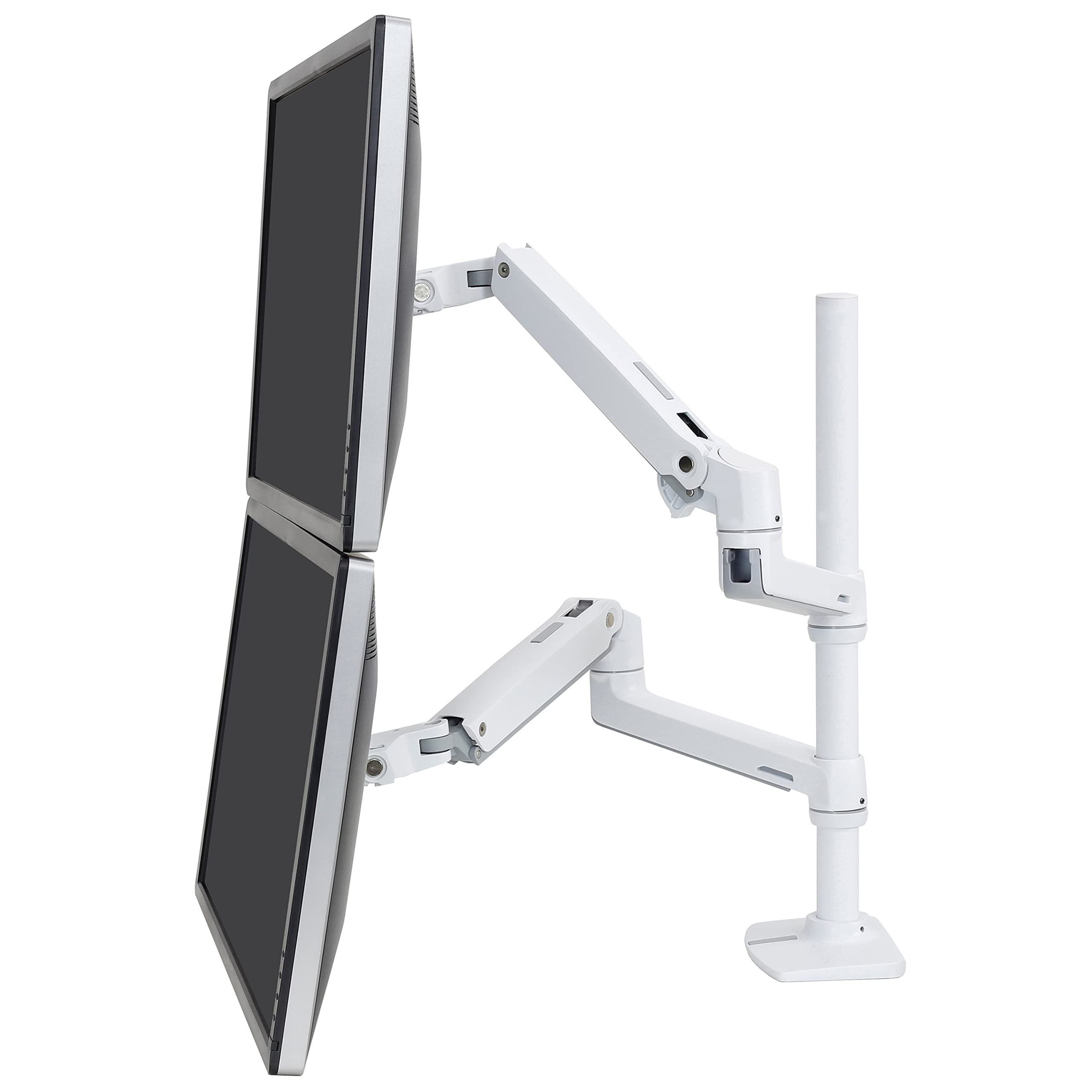 Amazon.com: Ergotron – LX Vertical Stacking Dual Monitor Arm, VESA
