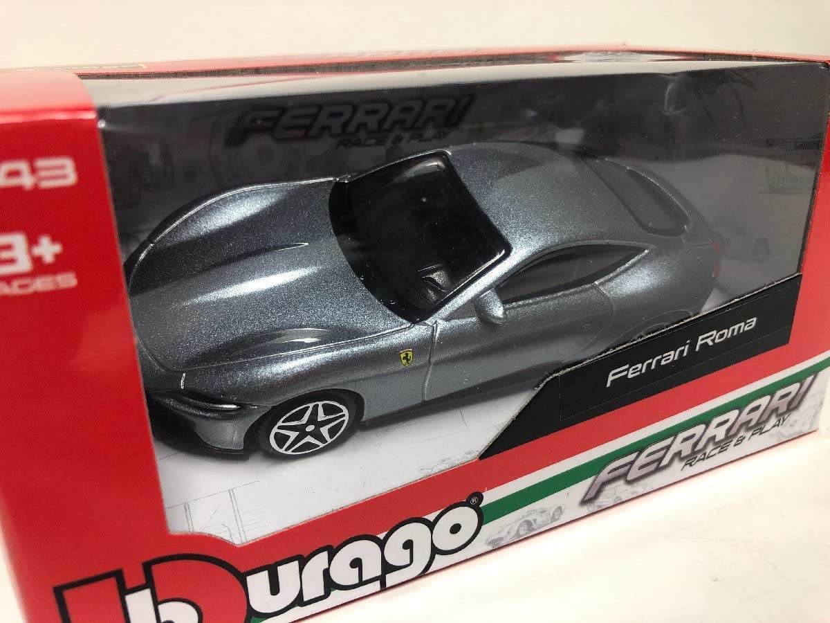 Amazon | Burago 1/43 Ferrari Roma シルバー フェラーリ ローマ