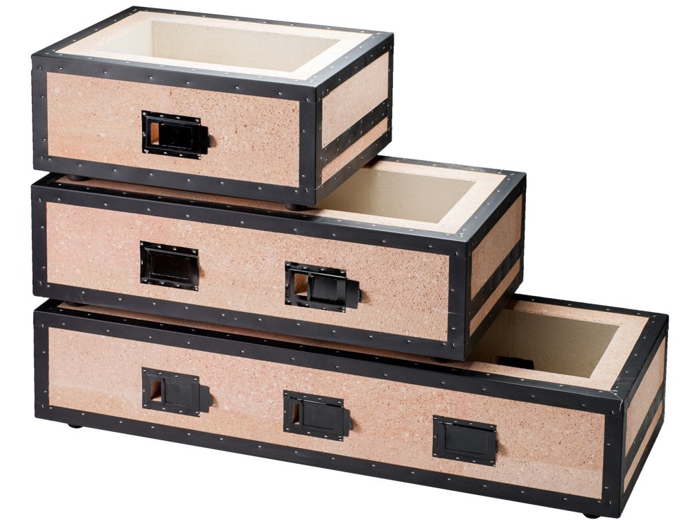 Amazon.co.jp: ポーラスセラミックス炭火コンロ長角七輪 BQ12 網付