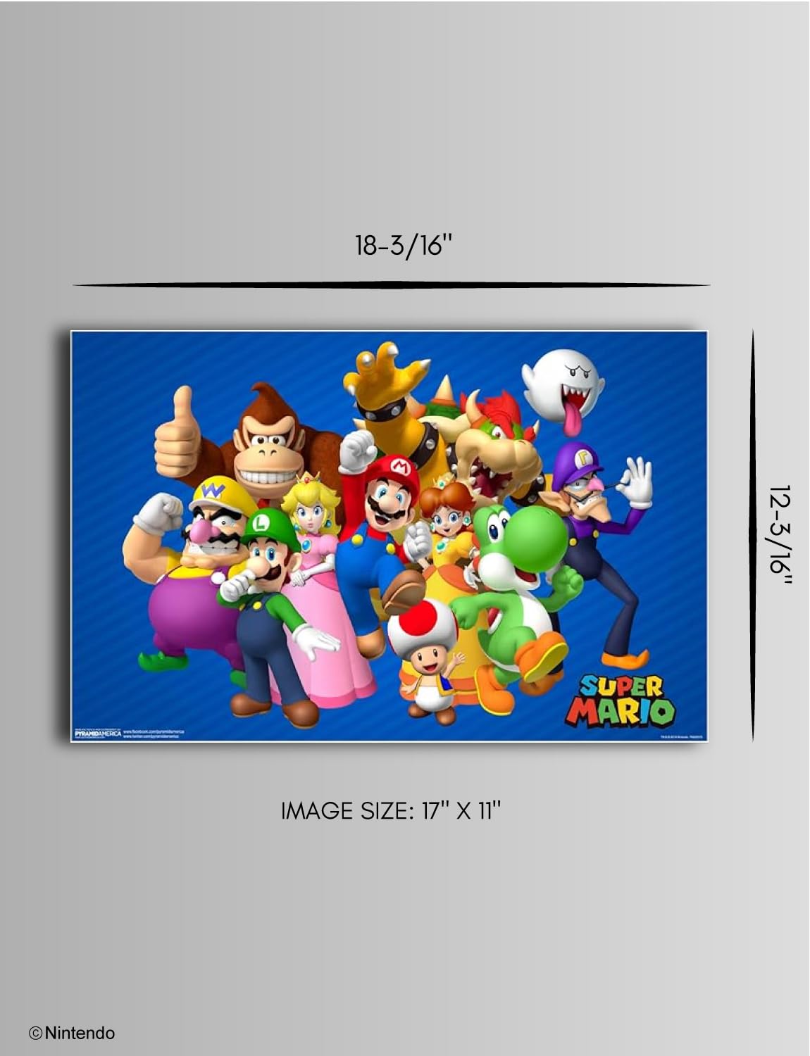 Amazon.co.jp: ピラミッドアメリカ スーパーマリオ ポスター - マリオ