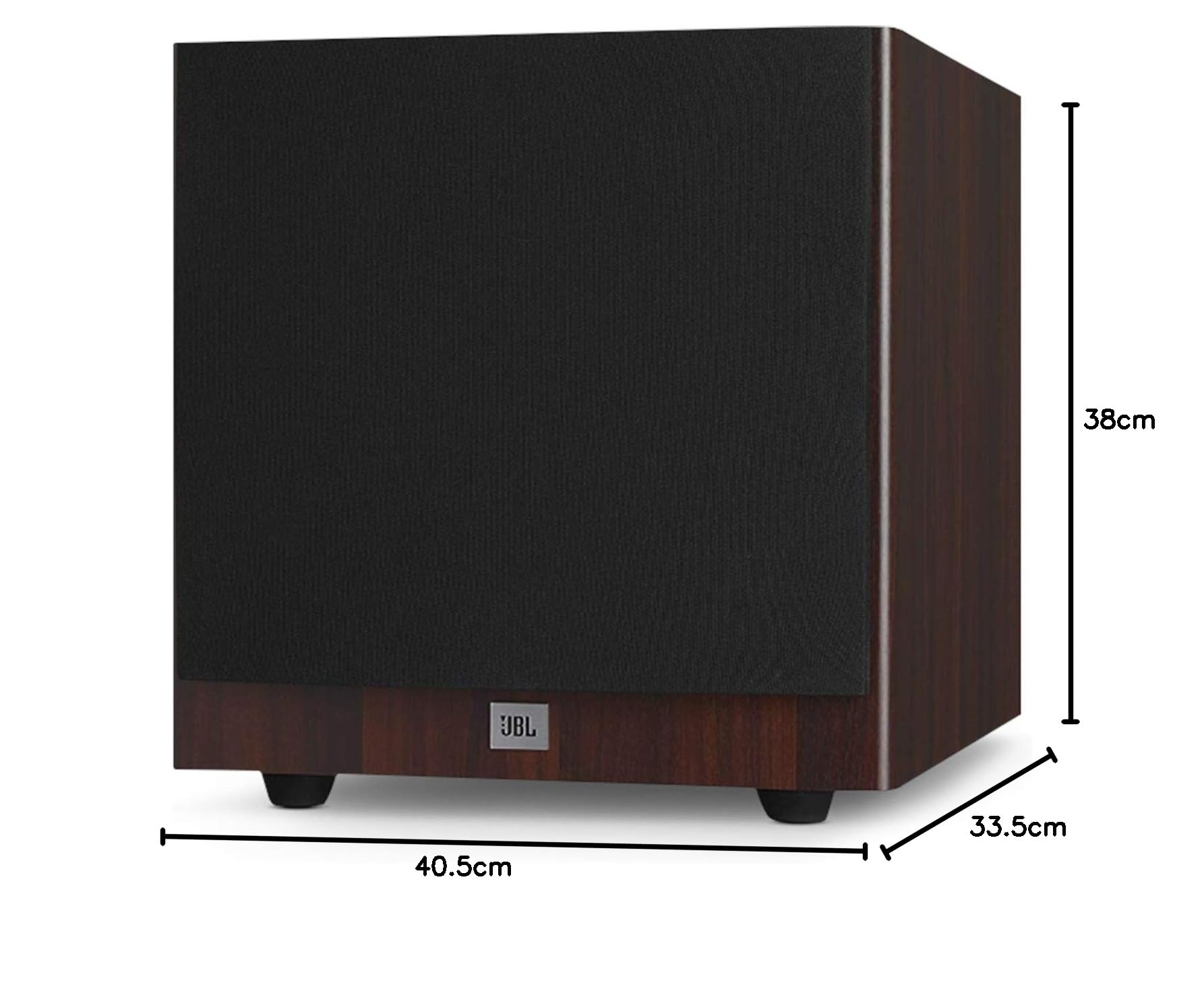 Amazon.co.jp: JBL STAGE SUB A100P アクティブサブウーファー 背面