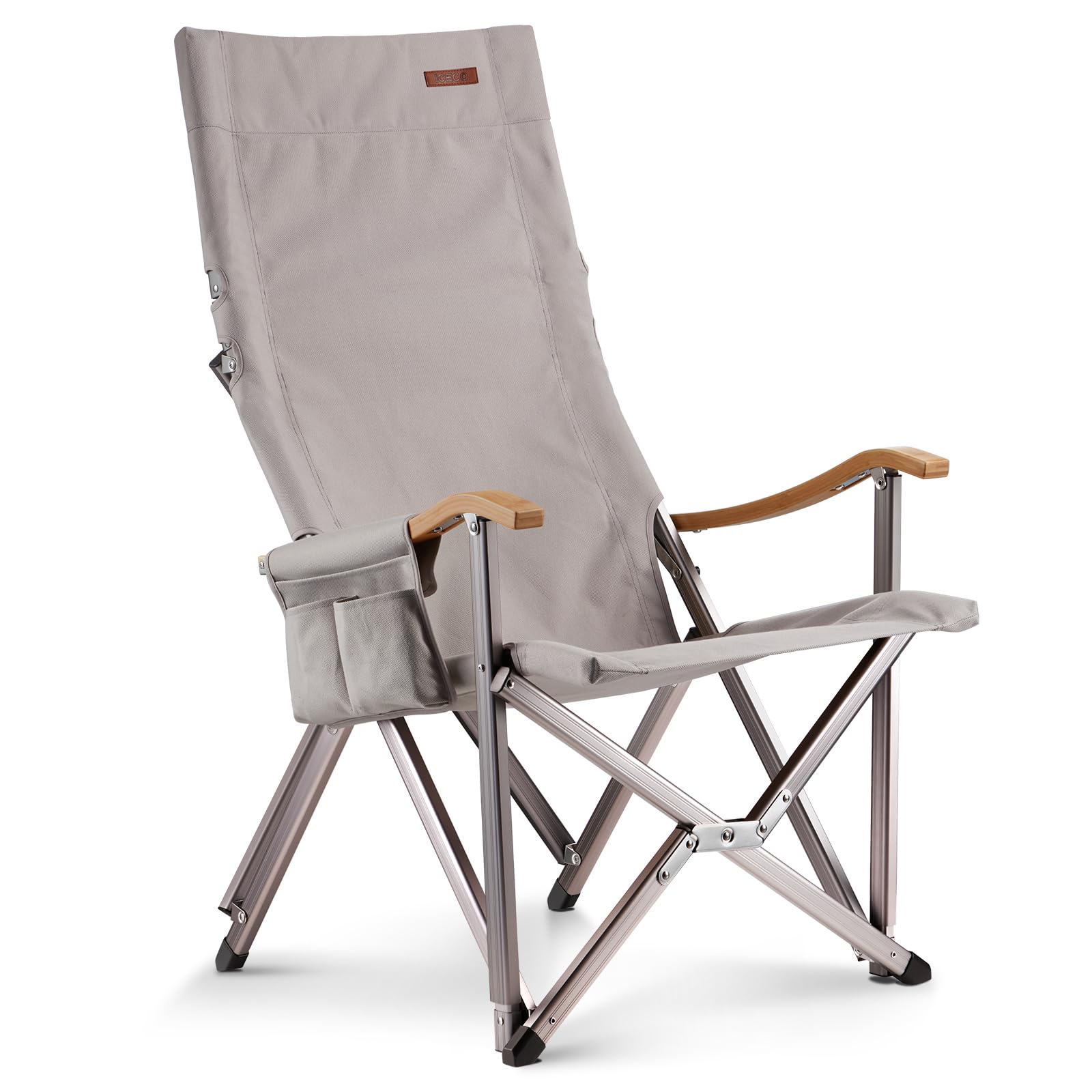 Amazon.co.jp: ICECO ハイバック キャンプチェア 大人用 高耐久