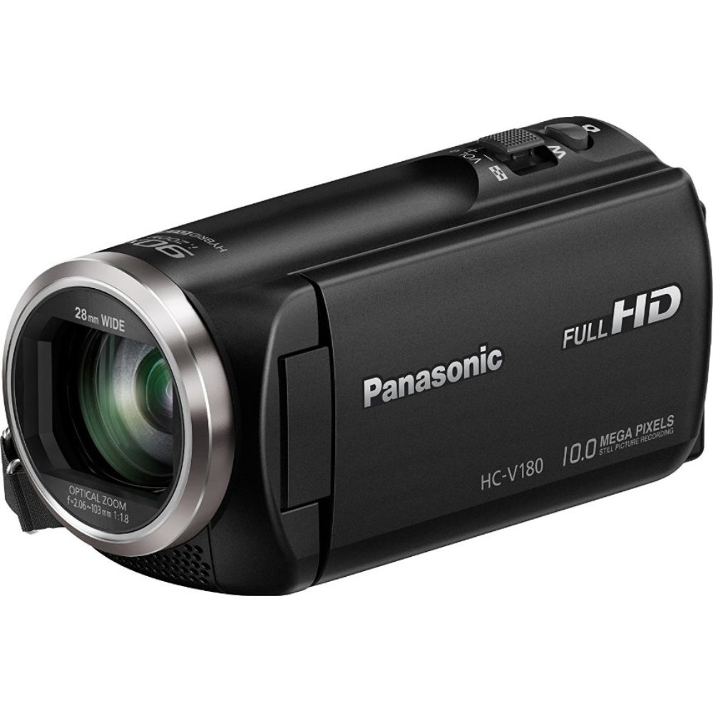 Amazon.com : Panasonic Full HD Video Camera Camcorder HC-V180K