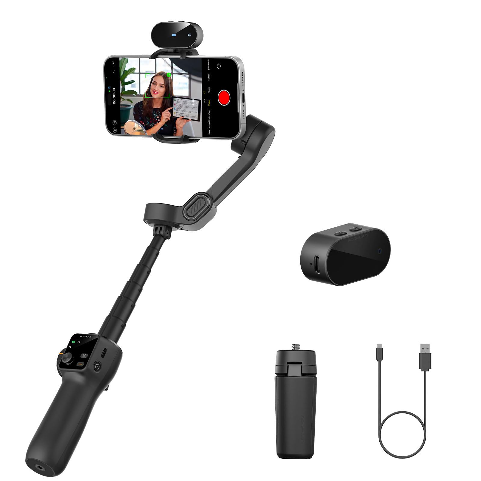 Amazon.com: AOCHUAN 3-Axis Gimbal Stabilizer for iPhone & Android