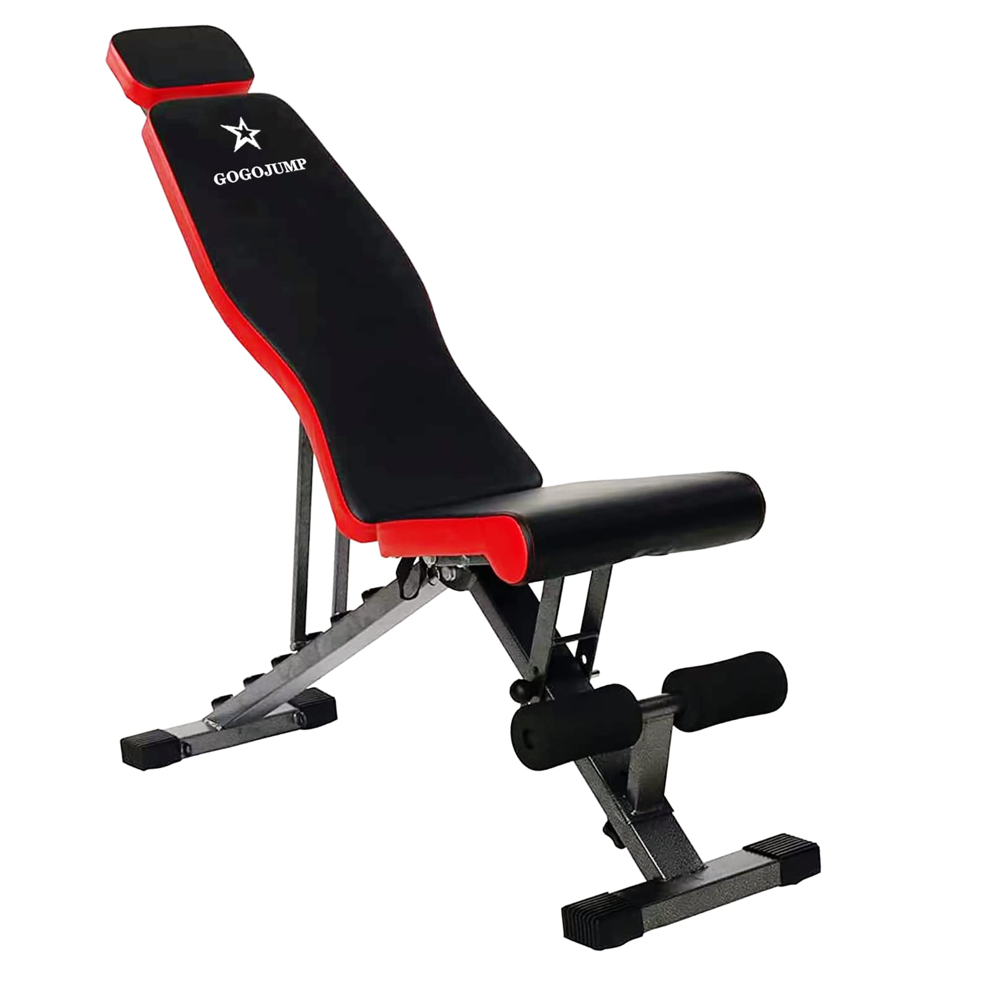 Amazon.co.jp: GOGOJUMP トレーニングベンチ フラットベンチ インク