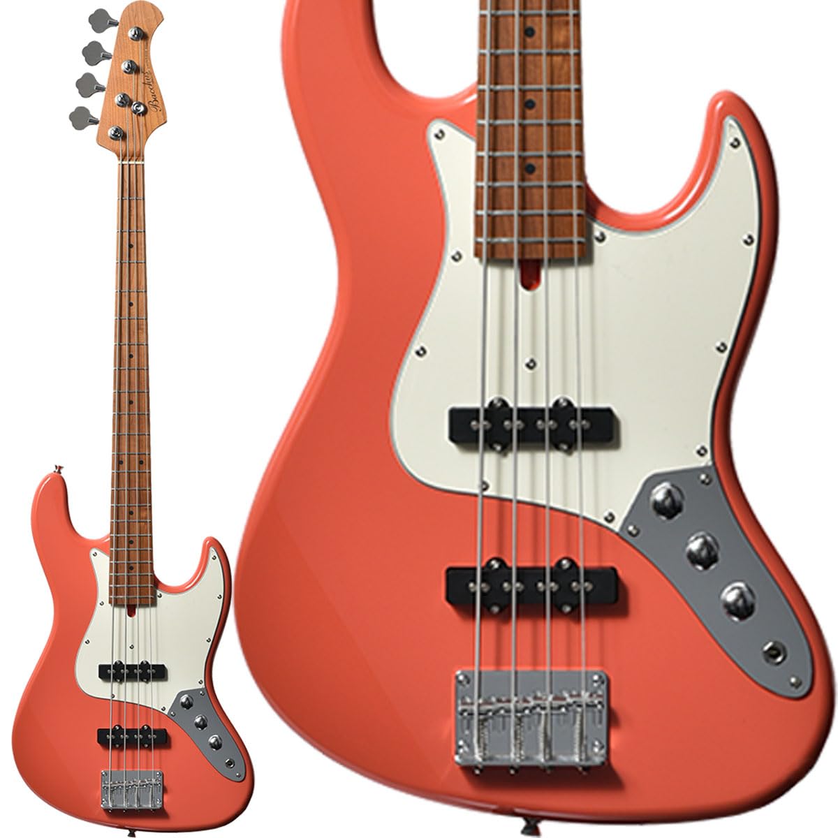 Amazon.co.jp: BACCHUS バッカス WJB-1DX RSM/M FR エレキベース