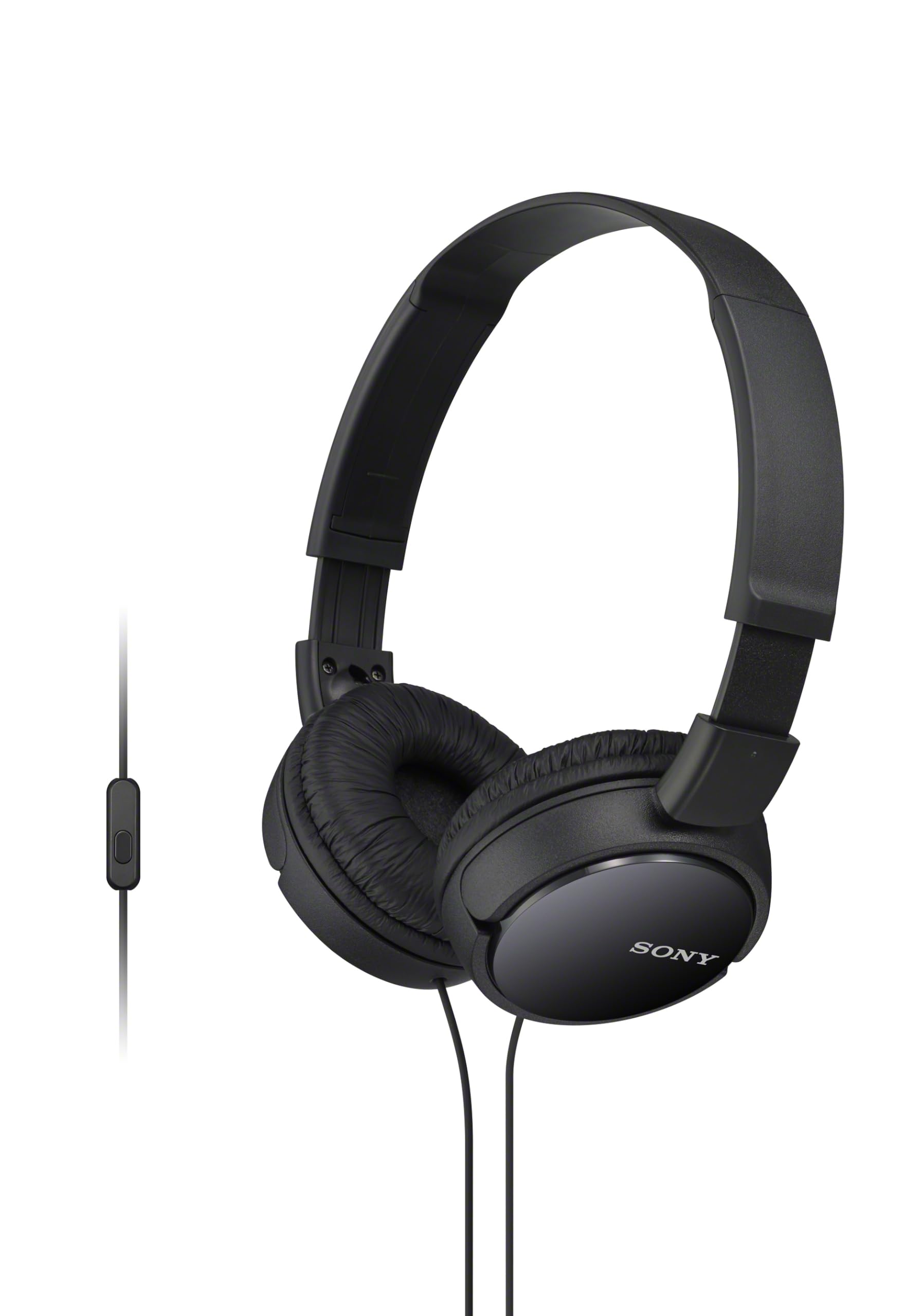 Amazon.com: Sony ZX Series Wired On-Ear Headphones with Mic, Black