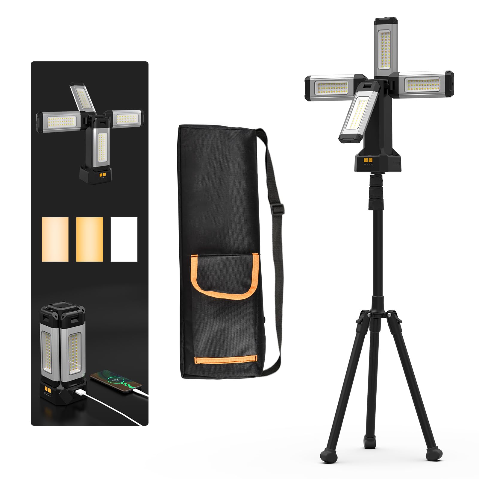 Amazon.co.jp: アルミニウム製ケース LED 投光器は 8000lm 超高輝度