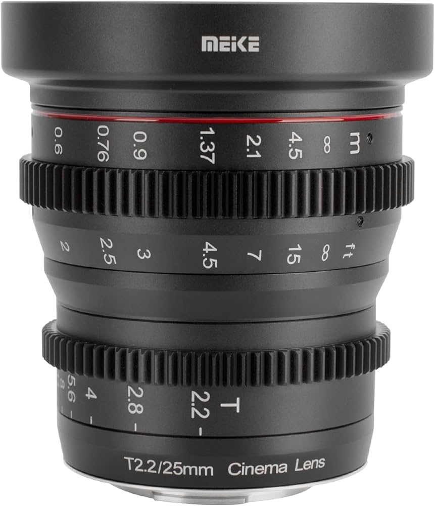 Amazon.com : Meike 25mm T2.2 Large Aperture Manual Focus Low