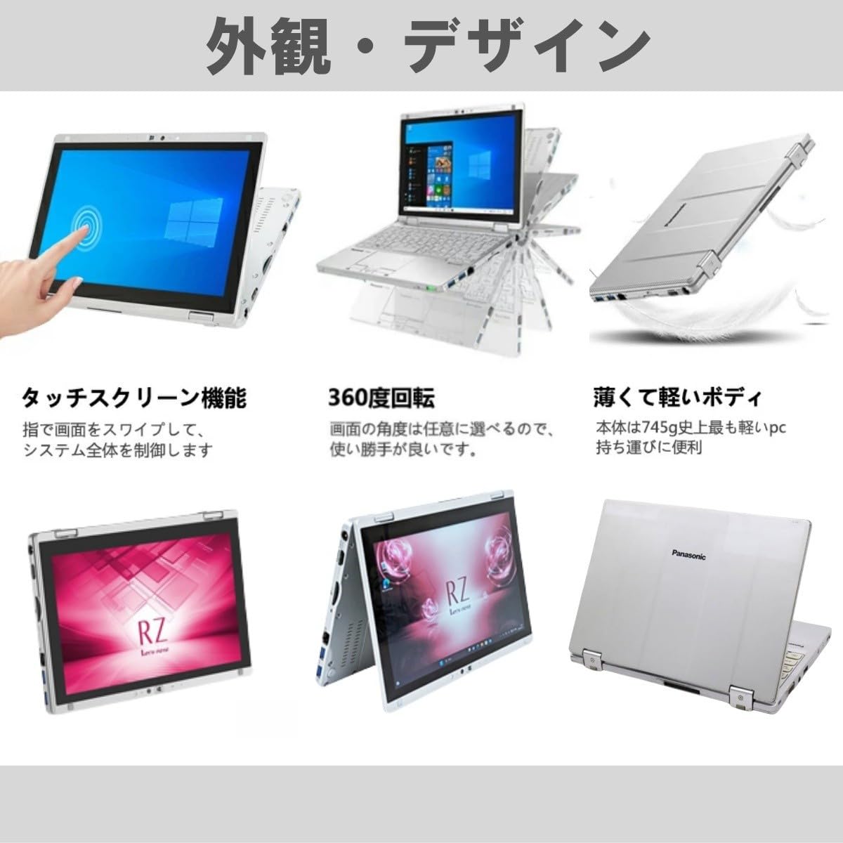 Amazon.co.jp: 【整備済み品】Panasonic ノートパソコン Let's note CF