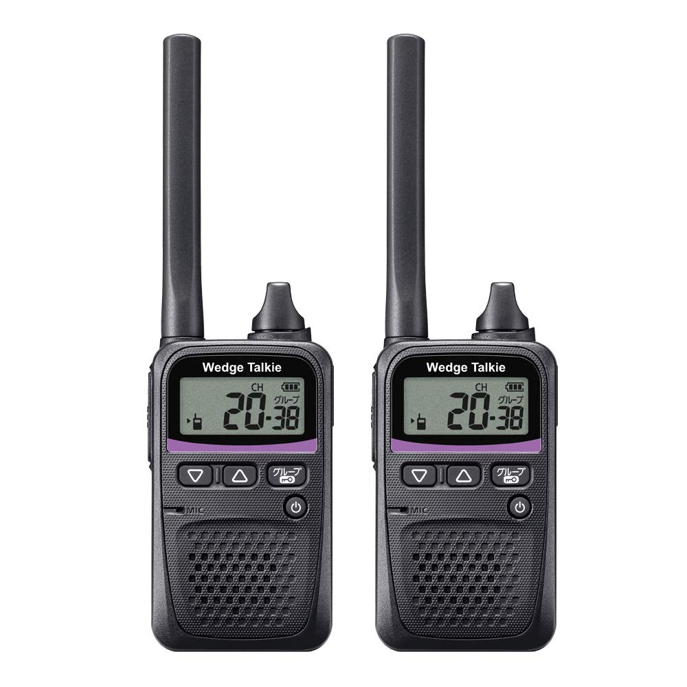 Amazon | ウェッジトーキー WED-NO-001 特定小電力トランシーバー 2台