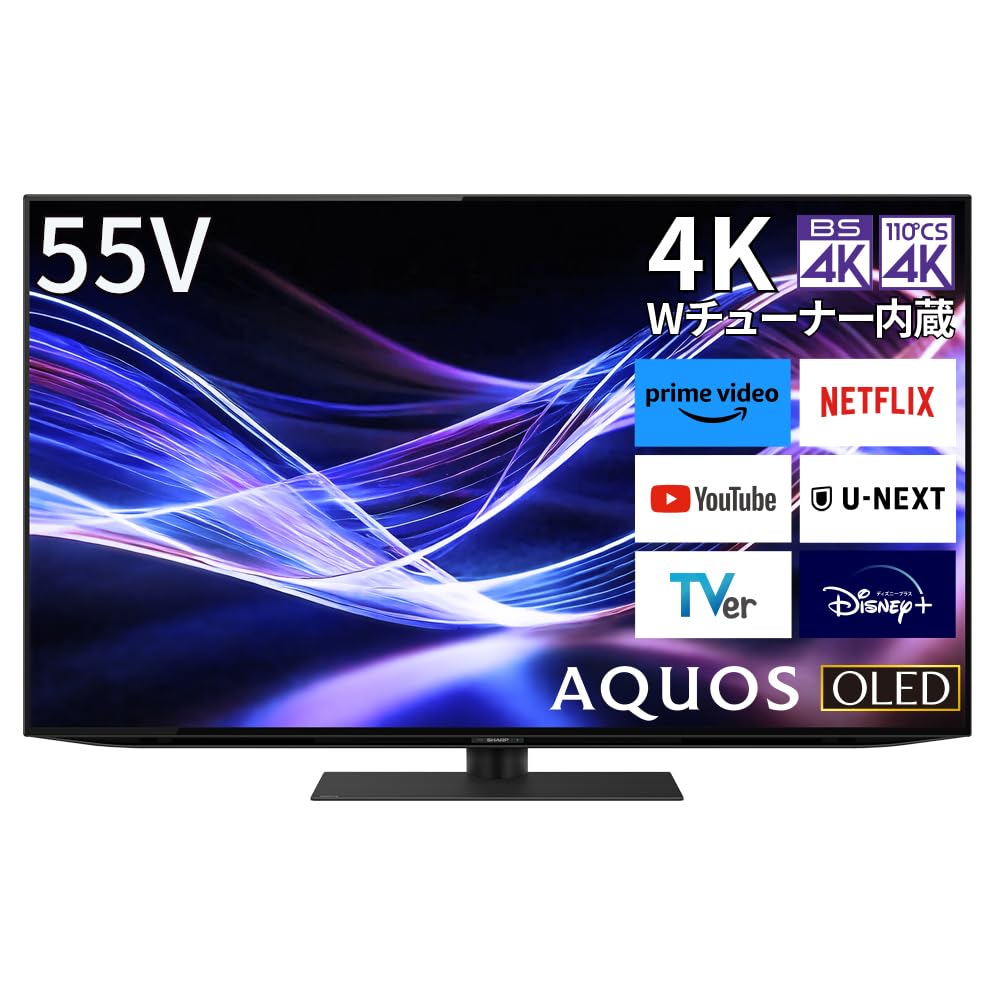 Amazon | シャープ 55V型 4K 有機EL テレビ AQUOS 4T-C55GQ3 Google TV