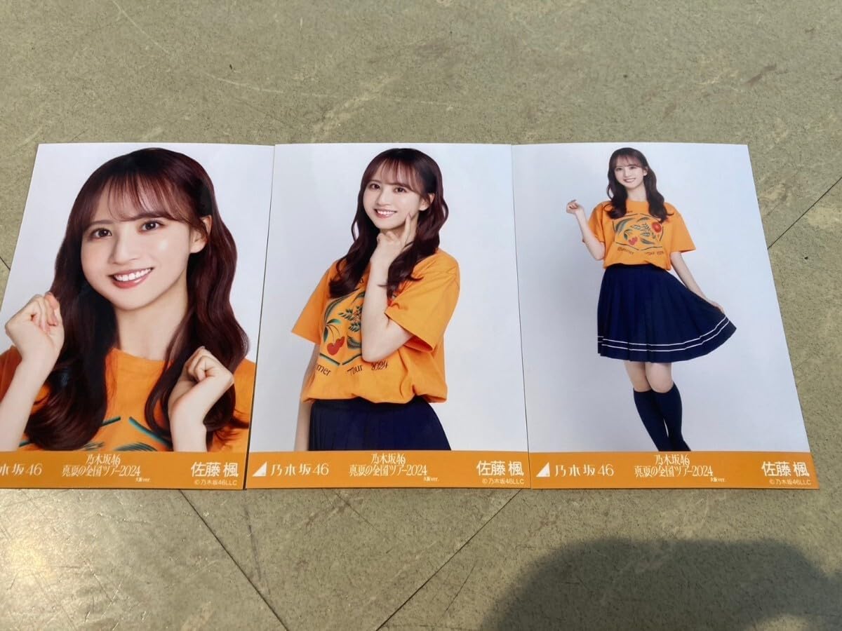 乃木坂46 佐藤楓直筆サイン入りTシャツ