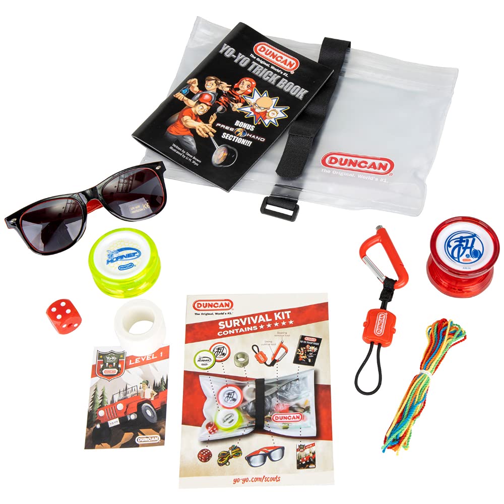 Amazon.com: Duncan Toys Yo-Yo Scout Survivor Pack, Yo-Yo Gift Set