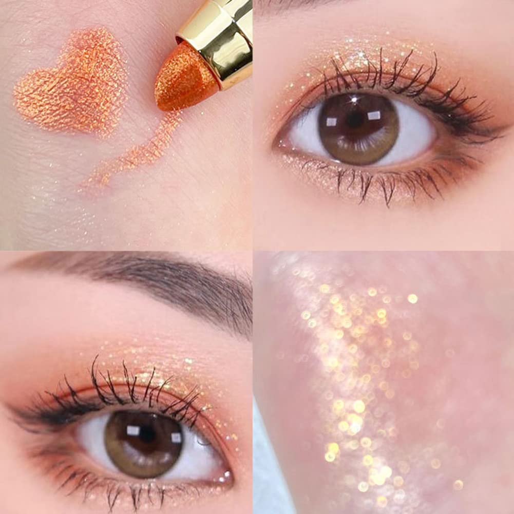 Amazon.co.jp: Jinmoioy ハイライト・アイシャドウペンシル 2-in-1真珠