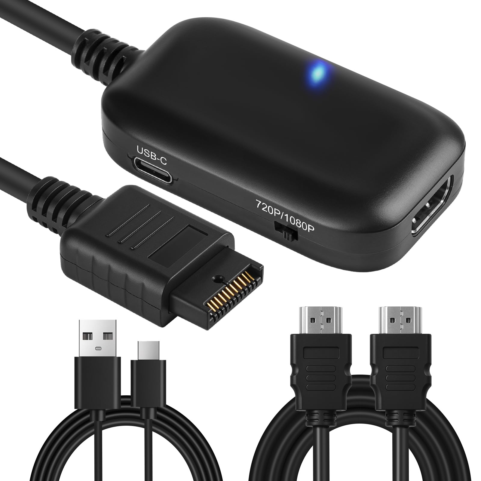 Amazon.co.jp: L'QECTED PS1/PS2 HDMI 変換 コンバーター 1080P(16:9