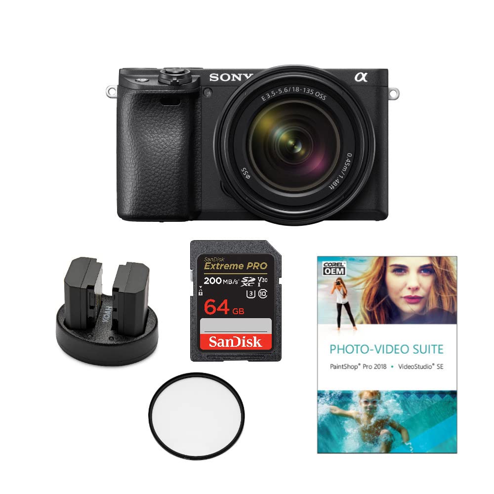 Amazon.com : Sony Alpha a6400 Mirrorless Digital Camera with 18