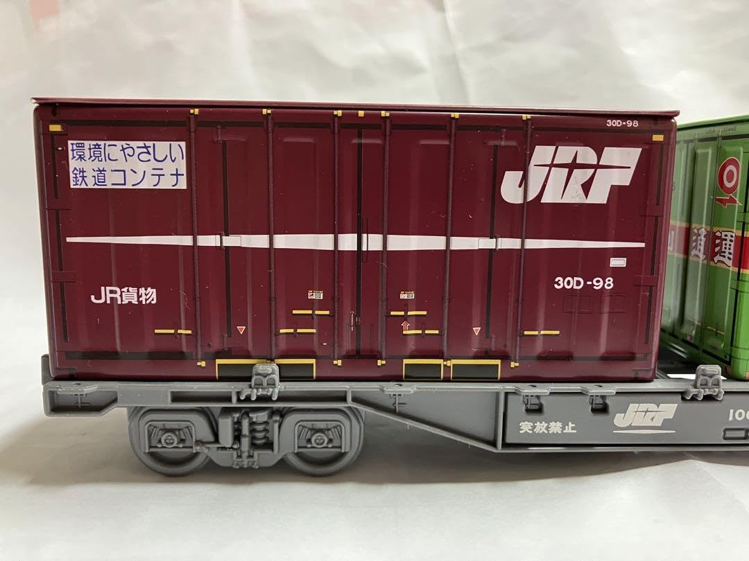 Amazon.co.jp: コキ コンテナ JR貨物 えんじ色 福山通運 貨物列車 鉄道