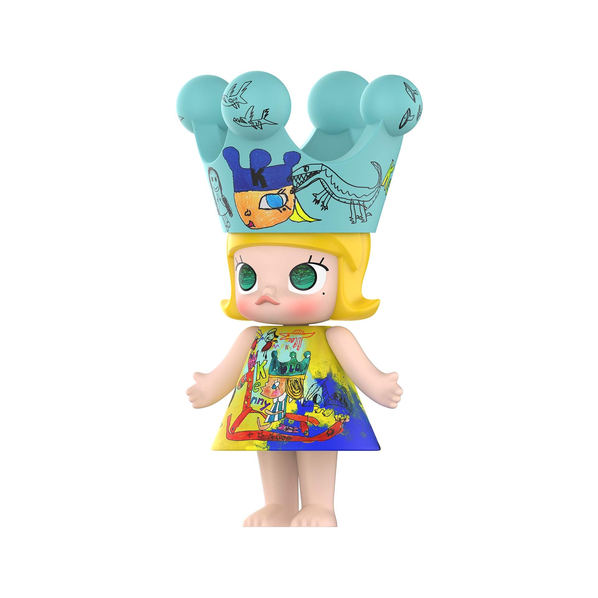 Amazon.com: POP MART MEGA Royal Molly 400% Childishness 15.16in