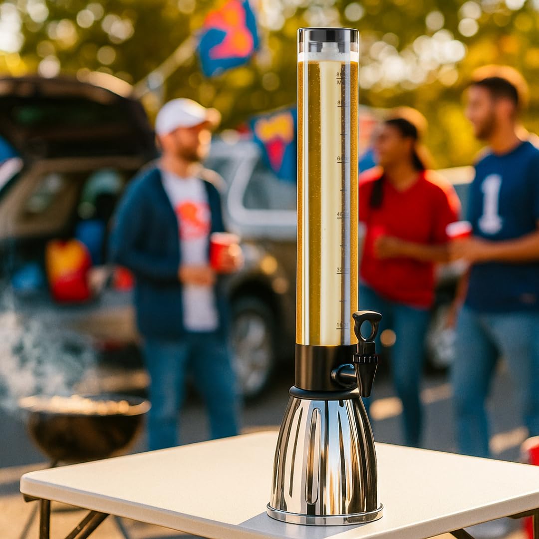 Amazon.com | OGGI Beer Tower 88oz - Beverage Dispenser with Spigot