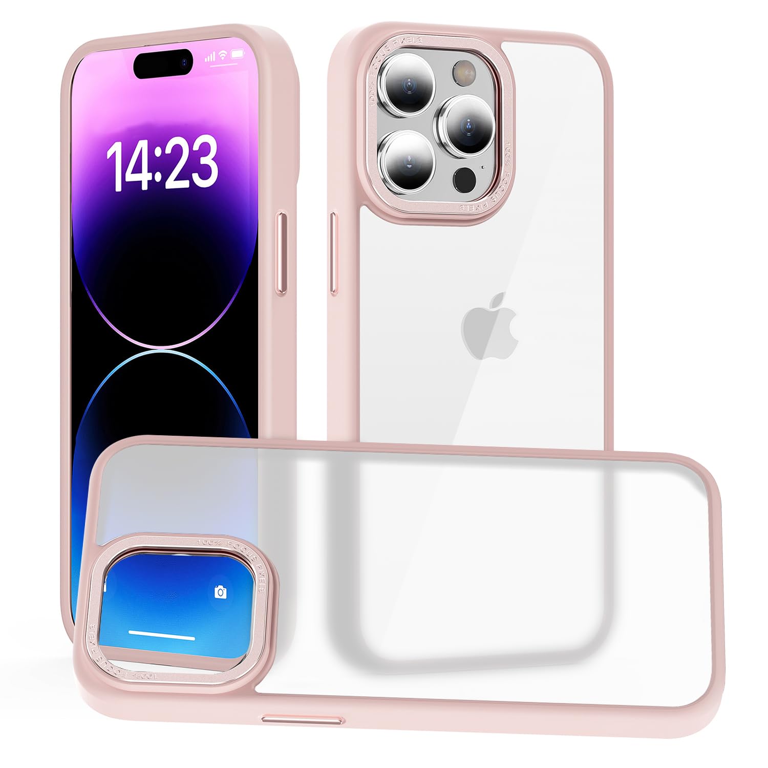 Amazon.co.jp: MuZiF iPhone 15 Pro 用 ケース 半クリア 半透明 マット