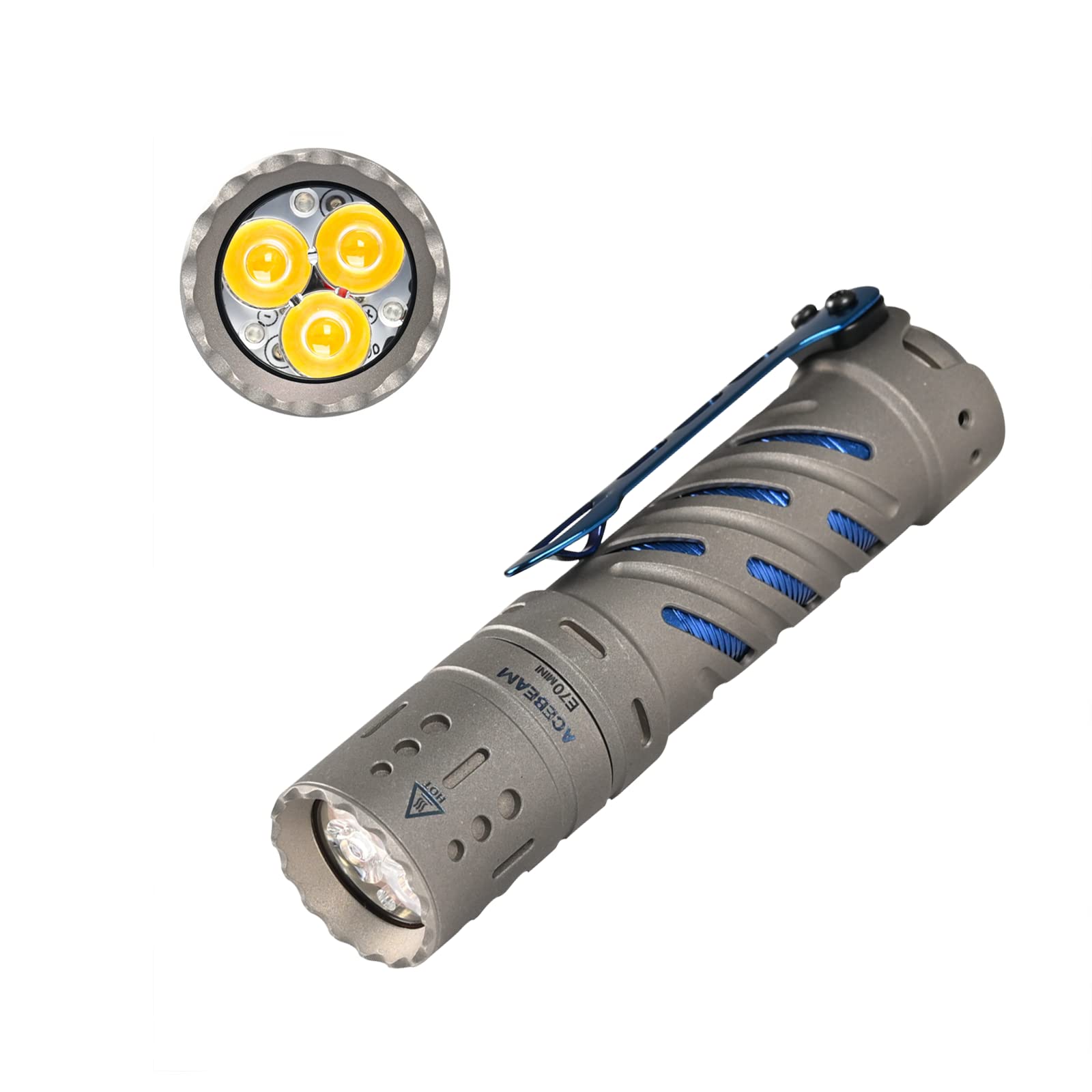 Amazon.co.jp: ACEBEAM E70 MINI 懐中電灯 2022最新 519A LEDライト高