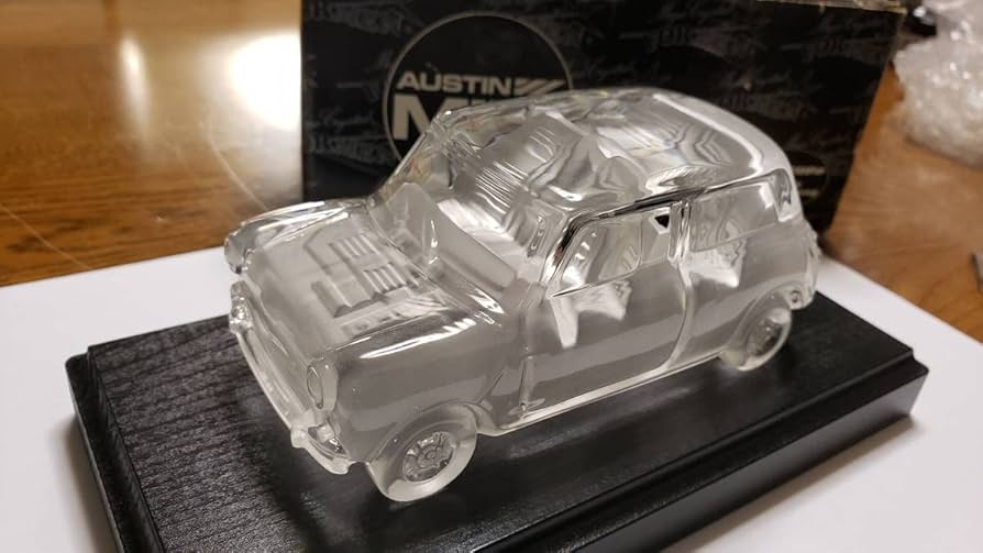 Amazon | 西ドイツ製ガラス製ミニクーパーミニカークリスタル