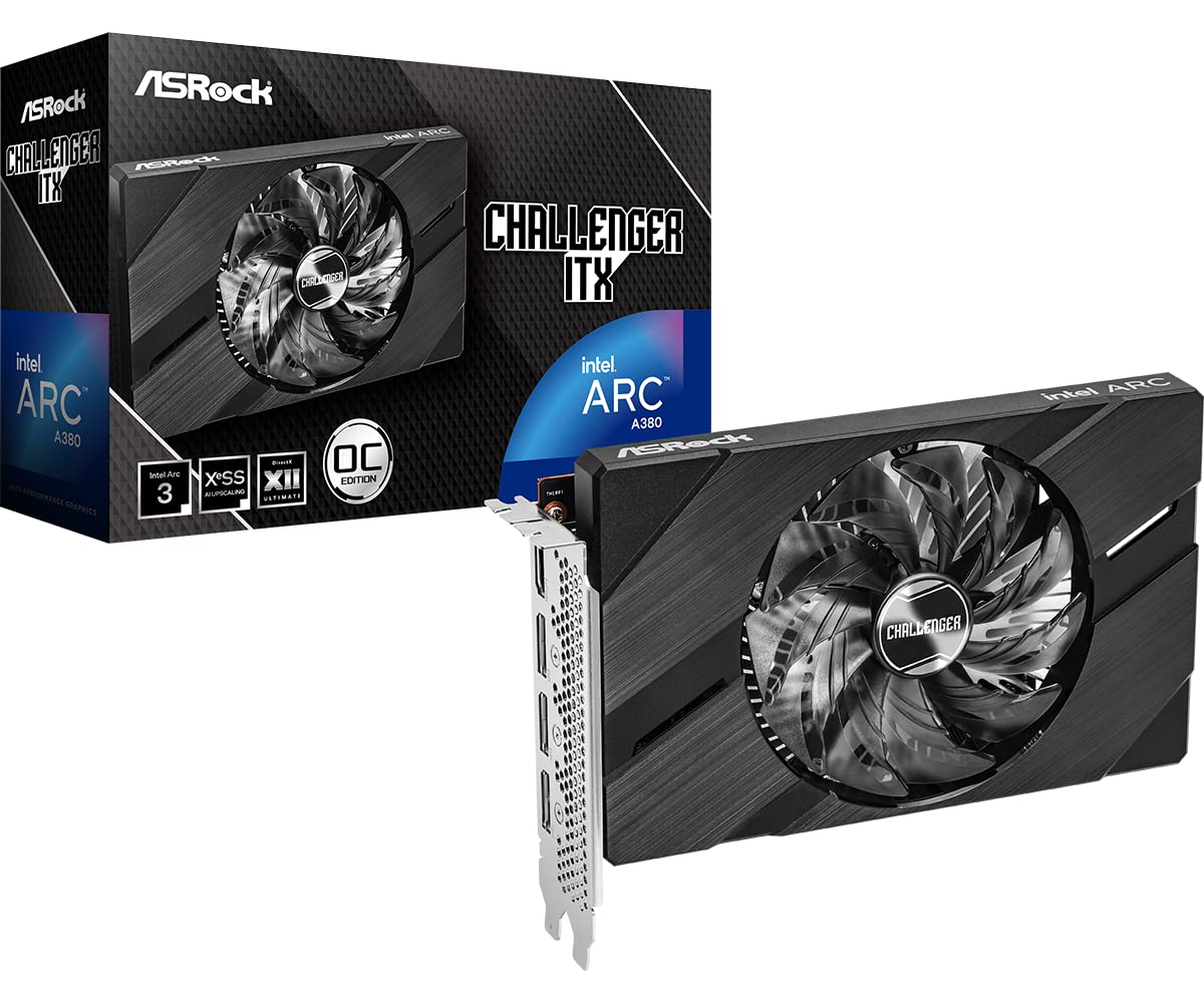 Amazon.com: ASRock Intel Arc A380 Challenger ITX 6GB OC Graphics