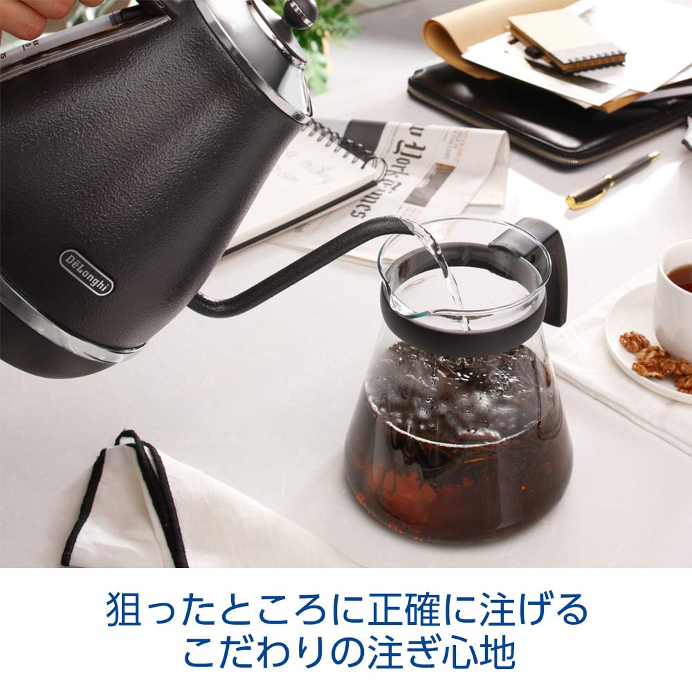 Amazon | De'Longhi (デロンギ) 電気カフェケトル アイコナ KBOE1230J