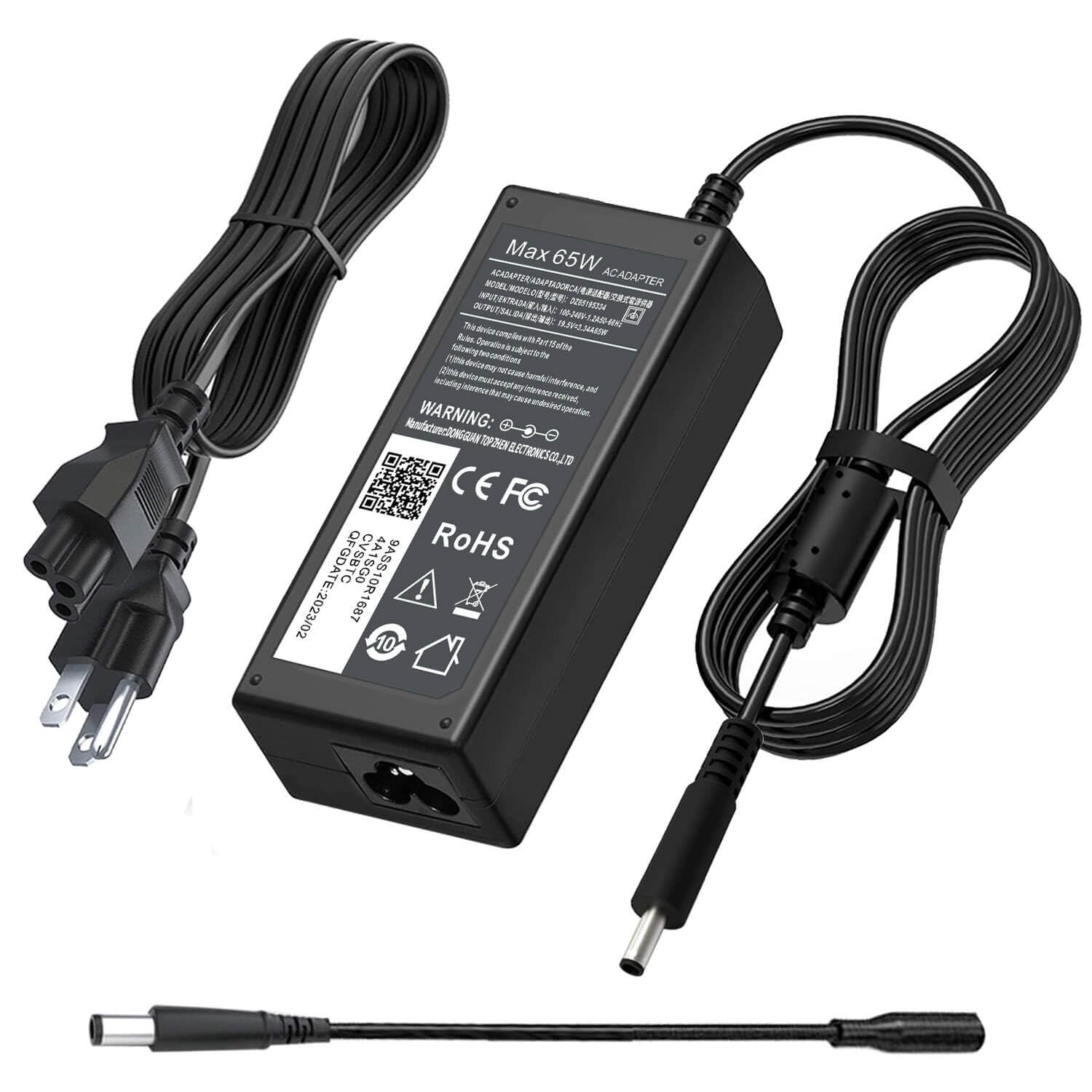 Amazon.com: 65W 45W AC Adapter Replacement for Dell Laptop Charger