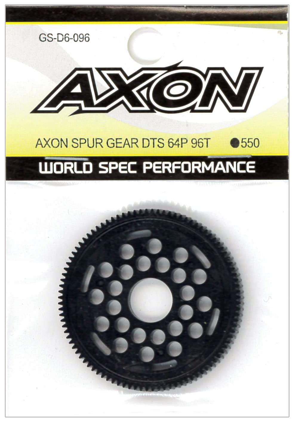 Amazon.com: AXON SPUR GEAR DTS 64P 96T GS-D6-096 : Industrial