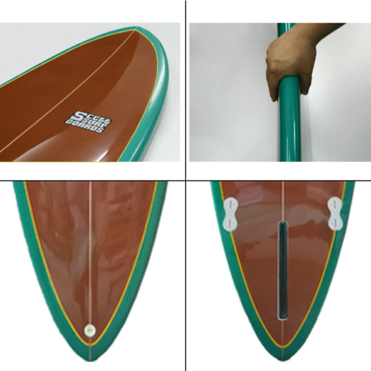 Amazon | SCELL セル ミッドレングス 6'6 レトロ オルタナティブ