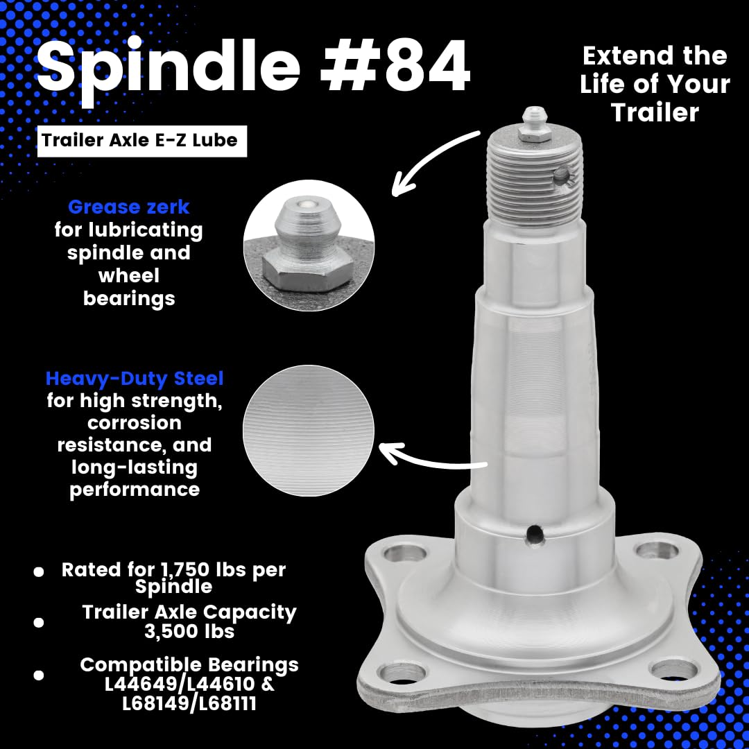 Amazon.co.jp: Spindle #84 E-Z 潤滑油溶接 ブレーキフランジ付き 3500