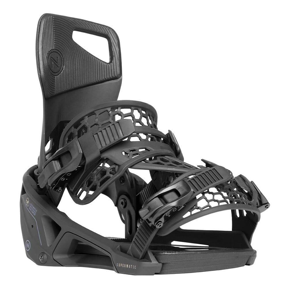 Amazon.co.jp: NIDECKER Snowboard Bindings 23-24 SUPERMATIC BLACK