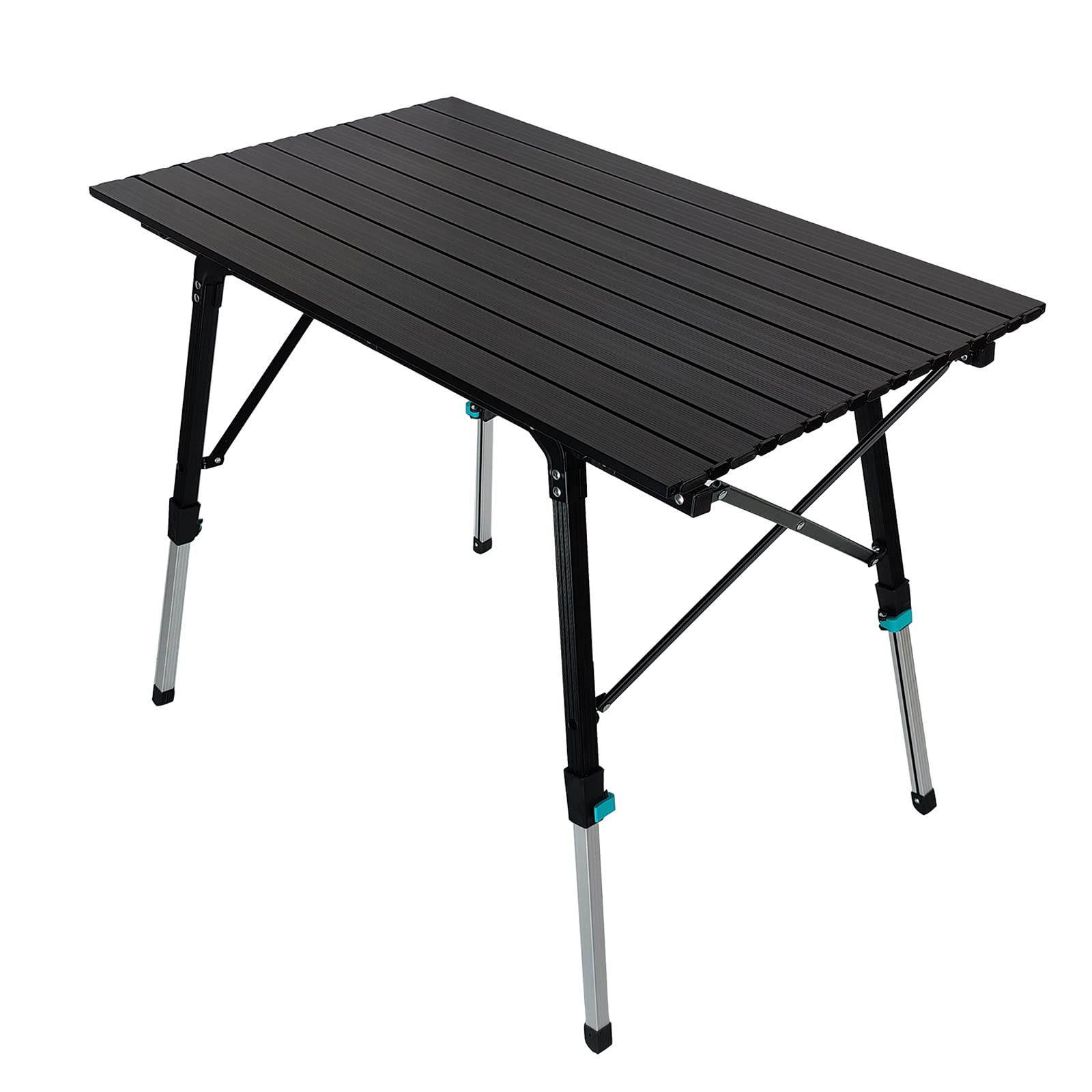 Amazon | Kaitou アウトドア テーブル 折りたたみ アルミ ロール 天板