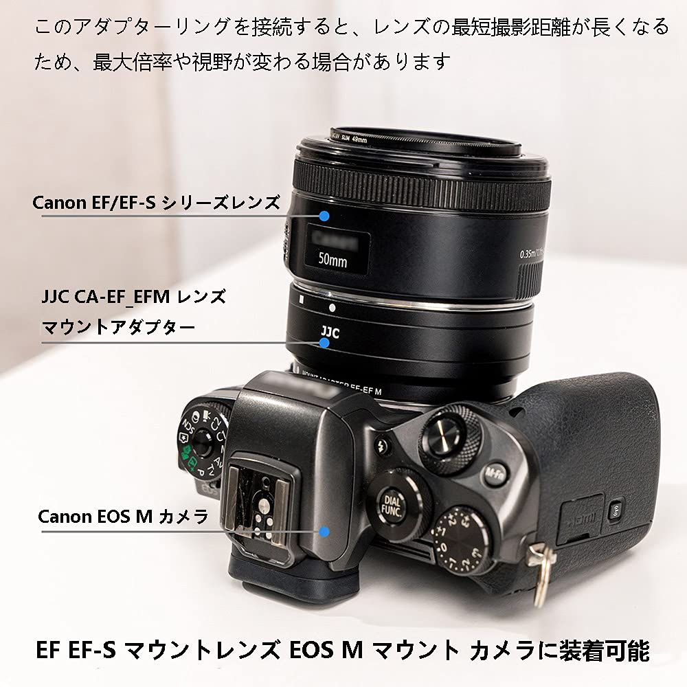 Amazon | JJC EF-EOS M レンズマウントアダプター Canon EF/EF-S - EOS