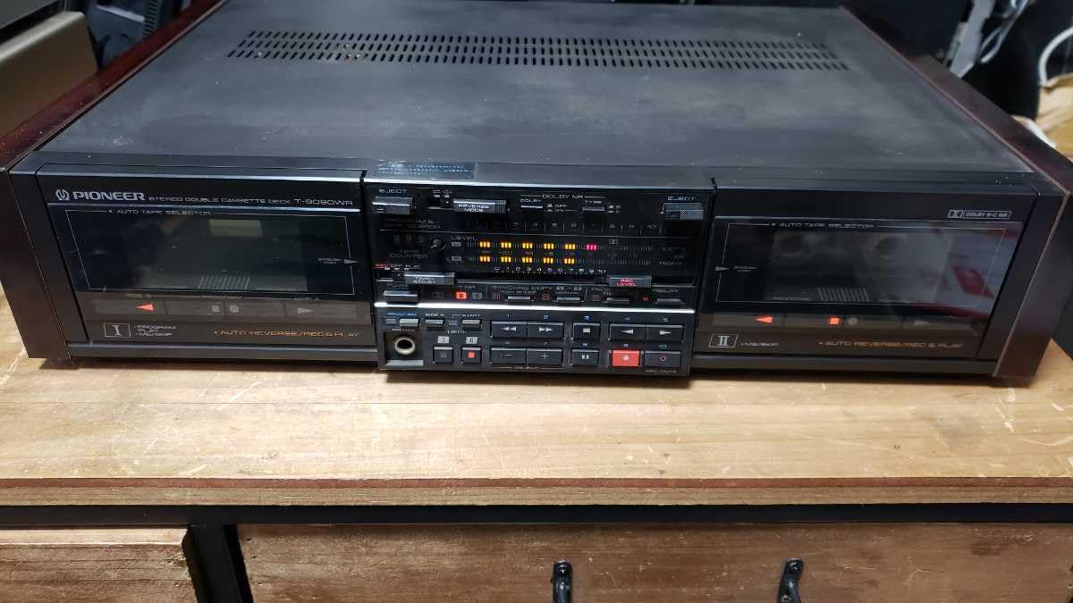 Amazon.co.jp: Pioneer パイオニア T-9090WR Wカセットデッキ オート
