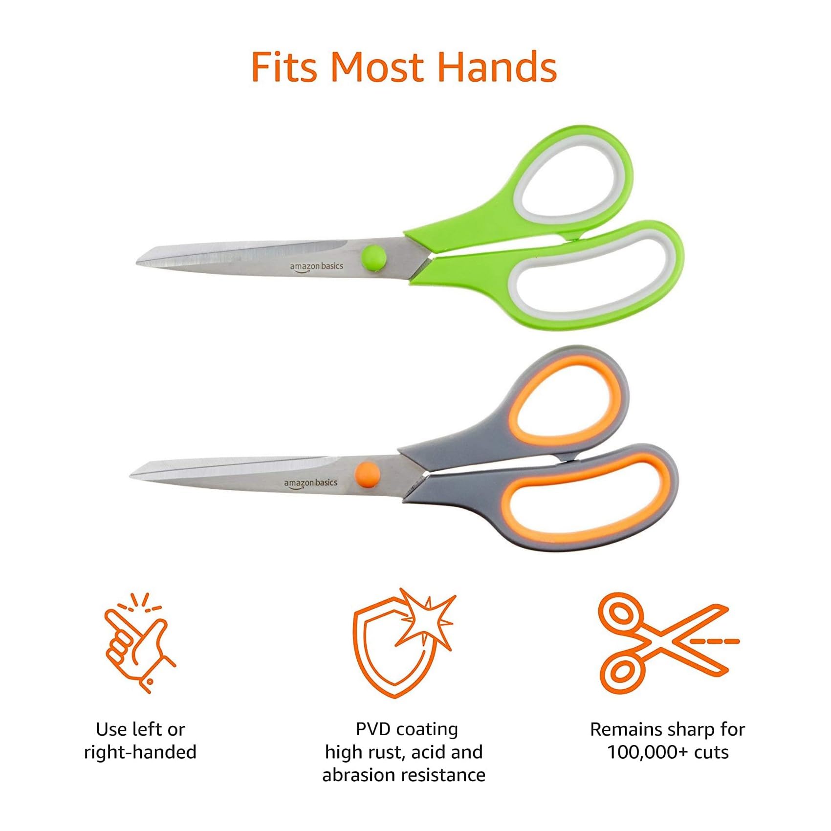 Amazon Basics Multipurpose Office Scissors - 2-Pack : Amazon.ca: Home