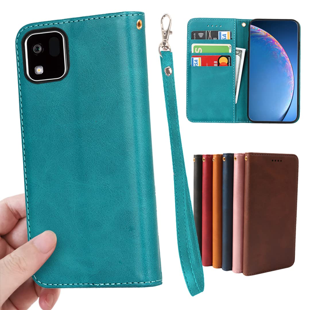 Amazon | 京セラ かんたんスマホ3 A205KC ケース 手帳型 ストラップ 同