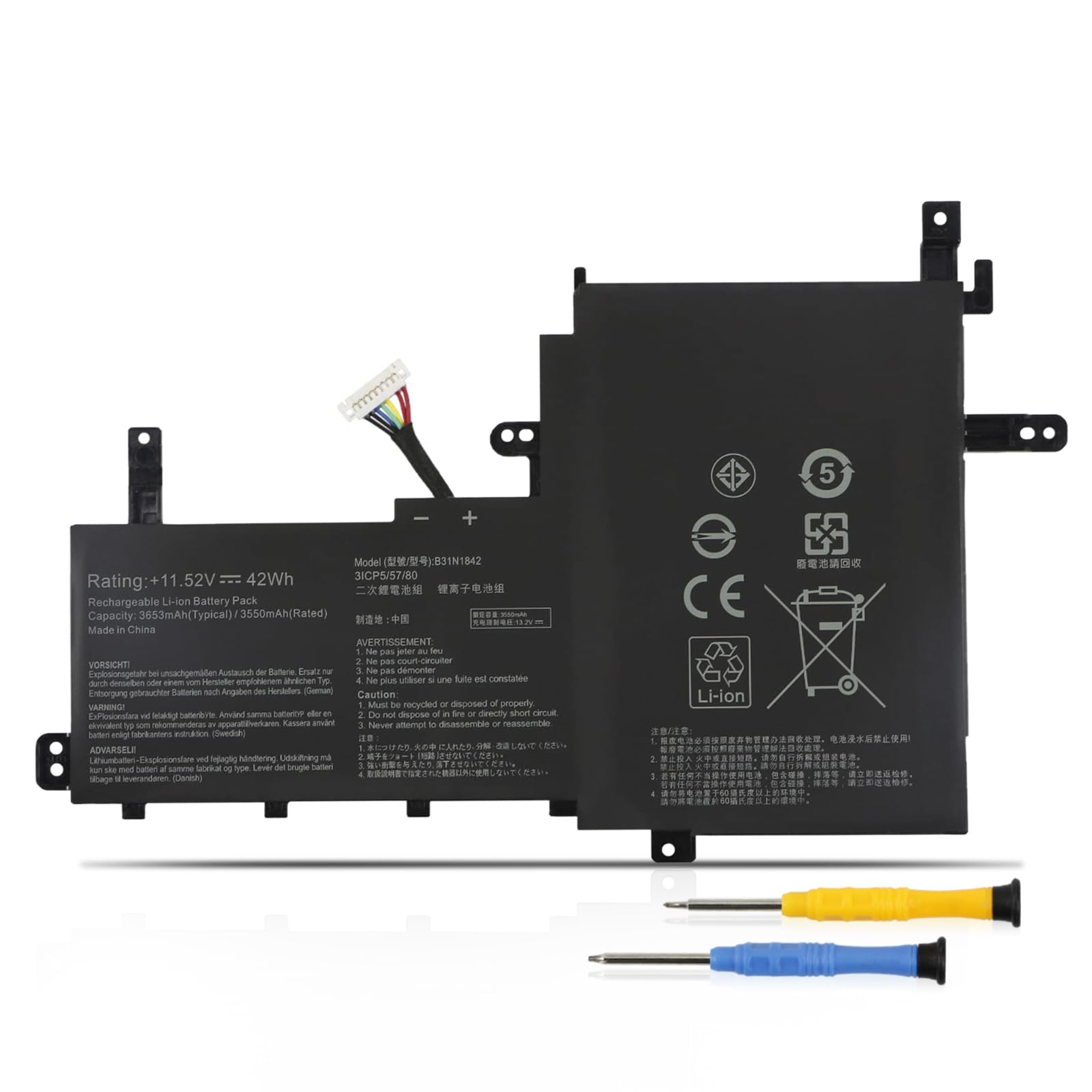 Amazon.com: MULS B31N1842 Laptop Battery for Asus VivoBook 15 F513