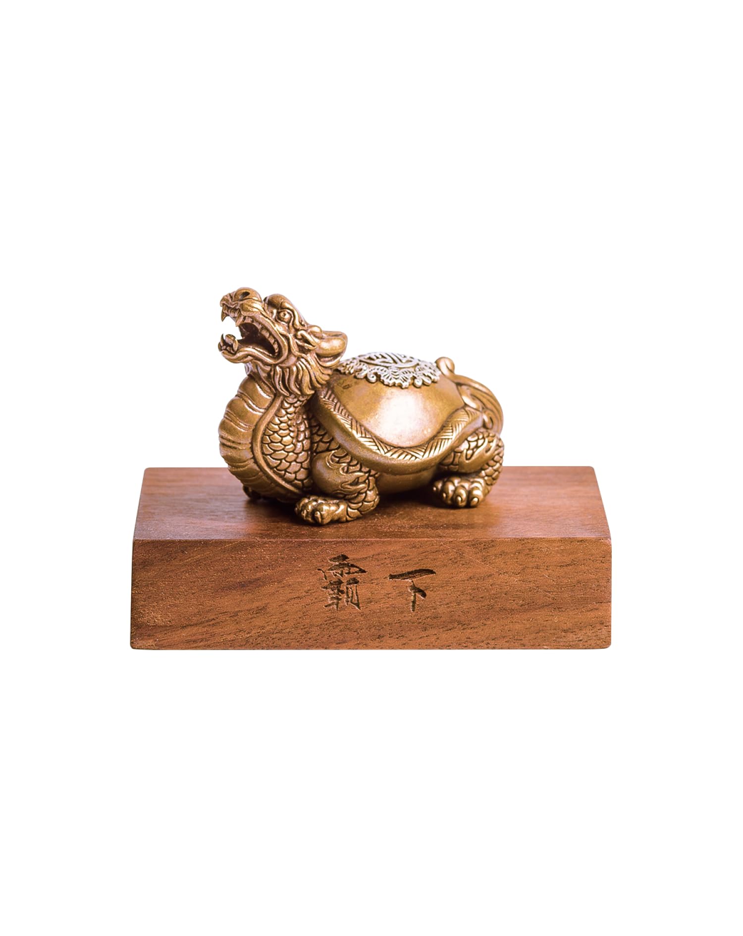 Amazon.co.jp: 龍亀 風水グッズ 贔屓 置物 金運 真鍮 開運グッズ 龍 龍