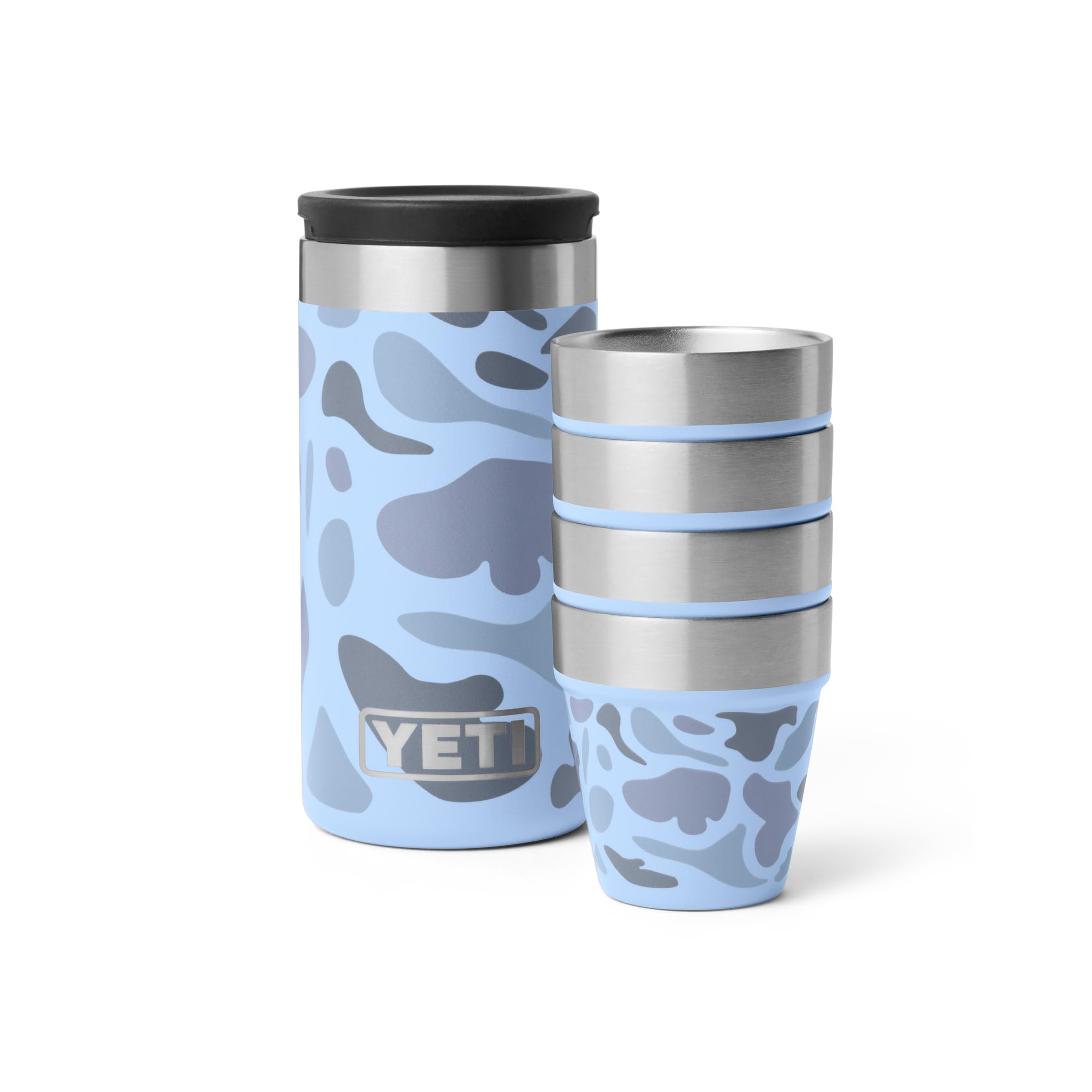 Amazon.com: YETI Shot Glasses with Carrying Case, Set of 4, Blue