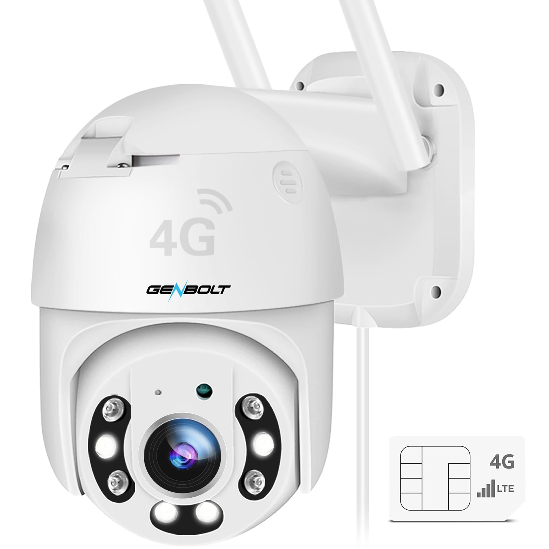 Amazon.co.jp: GENBOLT 防犯カメラ ワイヤレス 屋外 SIMカメラ 4G