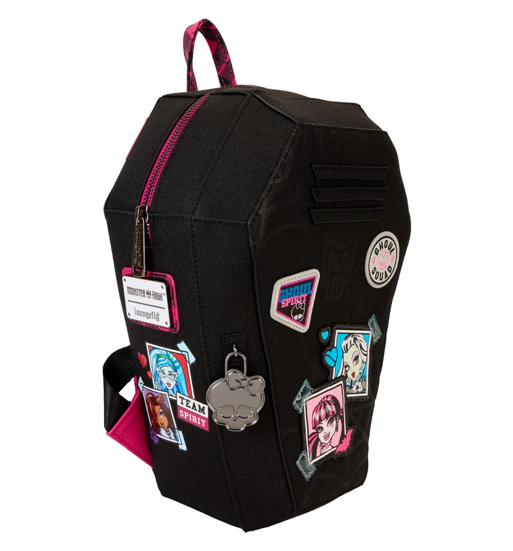Amazon.com: Loungefly Monster High Coffin Locker Figural Mini
