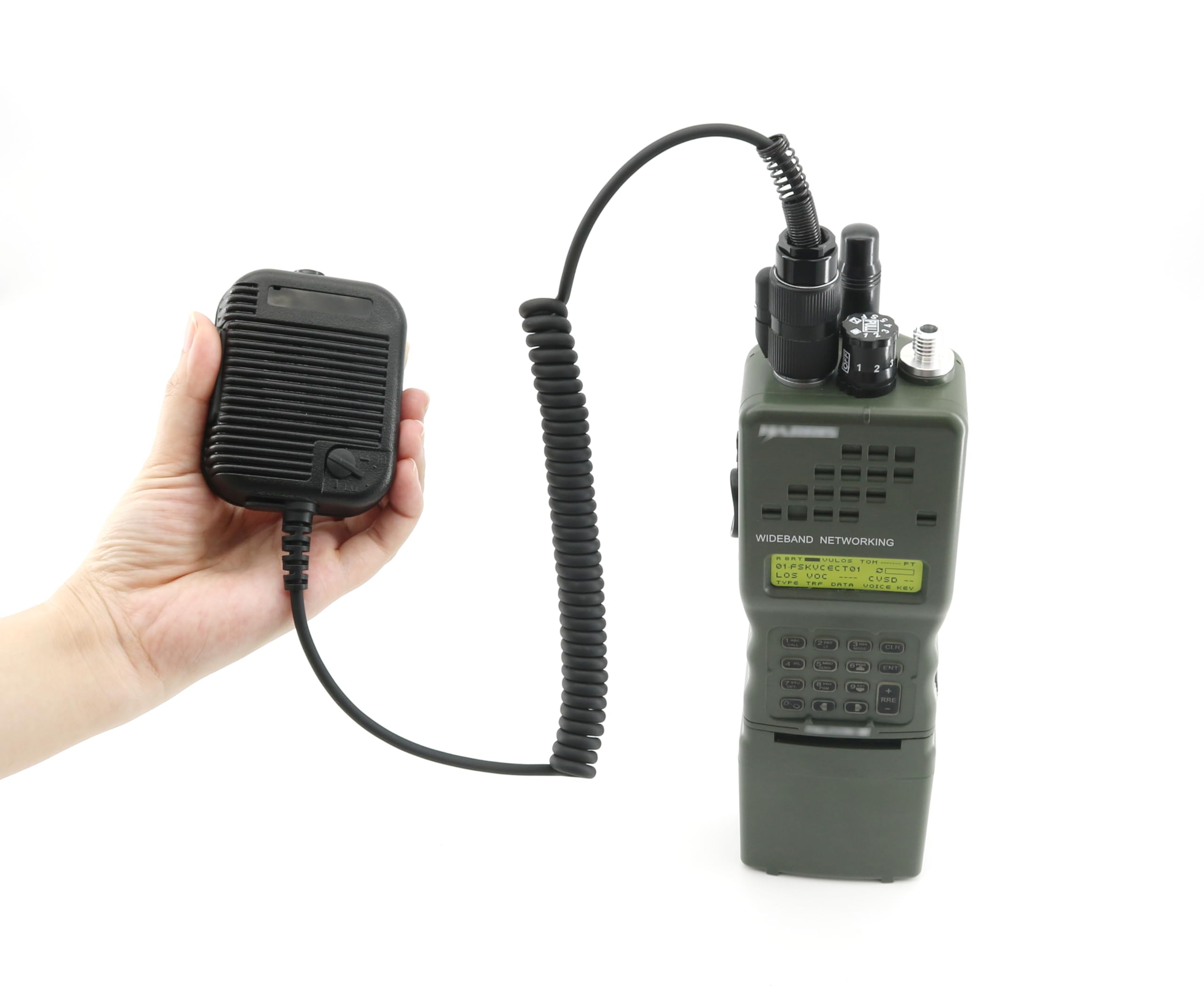 Amazon | COMBATGEAR 6ピン PTTアダプター ハンドヘルドマイク